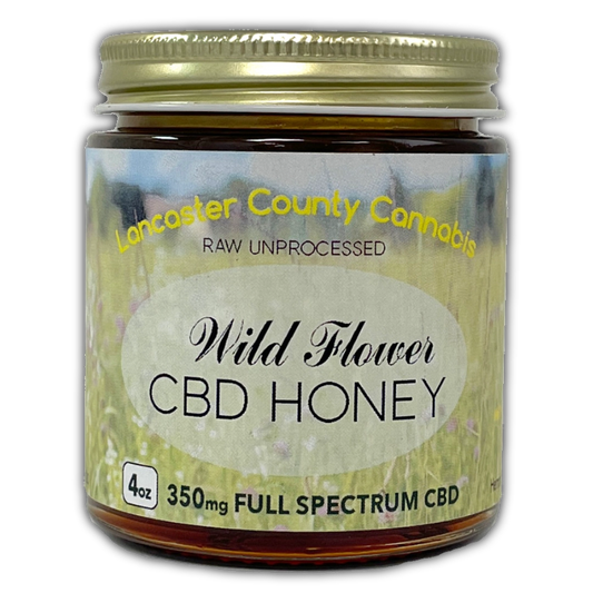 CBD Raw Honey 4oz Jar (300mg)